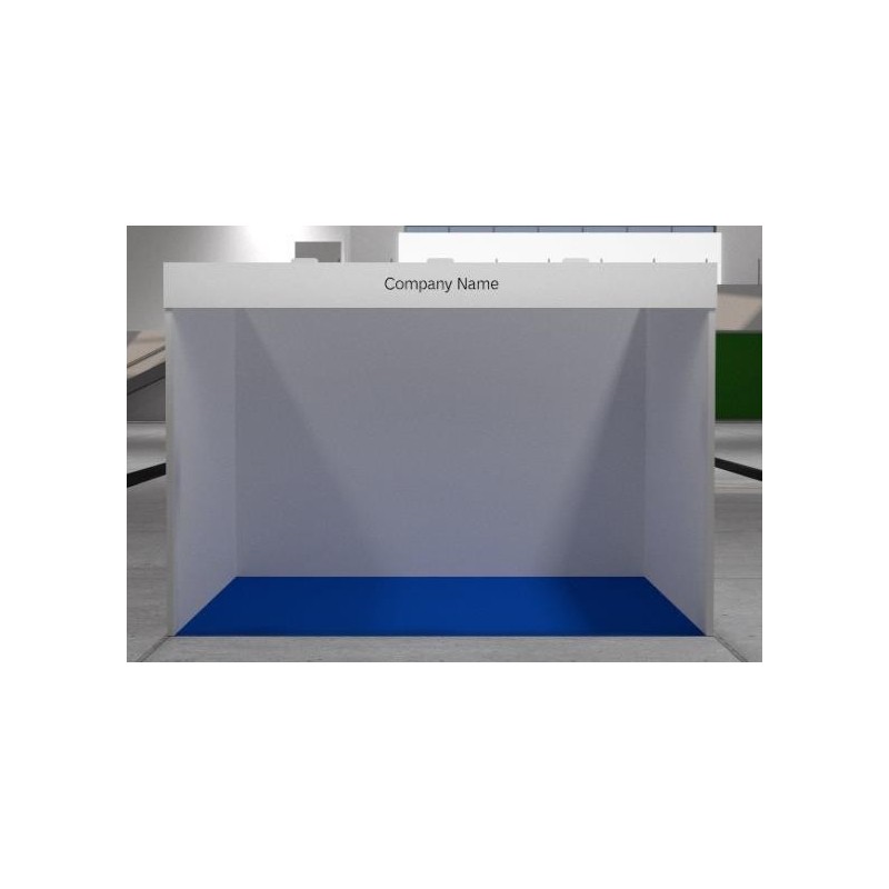 Stand composto da struttura in legno tipo A