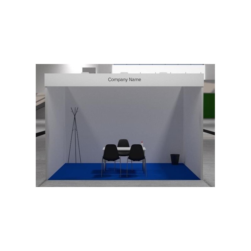 Exhibition stand with a wood structure - type B
