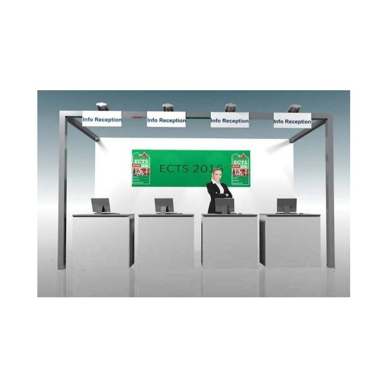 Info-reception point stand
