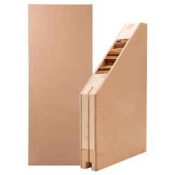 Pannello in legno tamburato 100