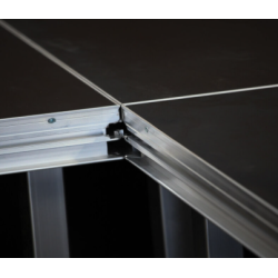 Adjustable-height modular platform