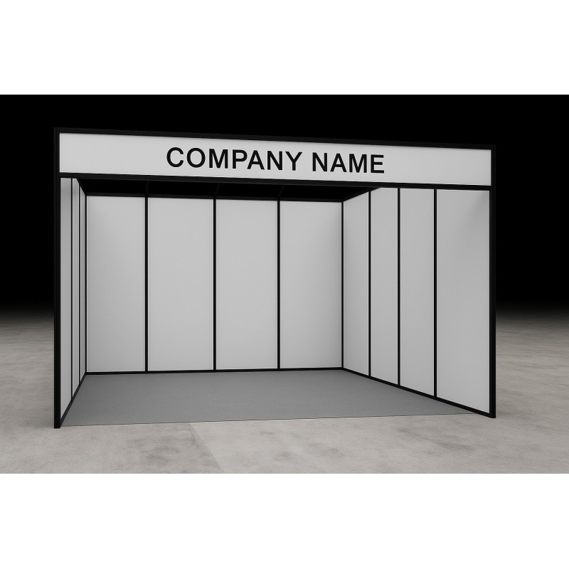 Stand with an aluminum frame - Type A